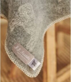 Couverture Pour Bébé Motif Mouton - Maison - Laine Mélangée -Woolovers 62648 p418 softgrey w 7