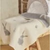 Couverture Pour Bébé Motif Lapin - Maison - Laine Mélangée -Woolovers 62651 p420 softgrey w 5