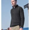 Pull Randonneur - Homme - Pure Laine -Woolovers 6d676 25359 f3 charcoal m 5