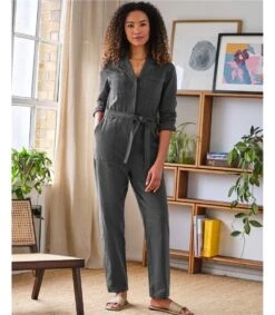Lilivere Garment Dyed Organic Cotton Jumpsuit