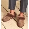Chaussons Sabots - Femme - Peau De Mouton
