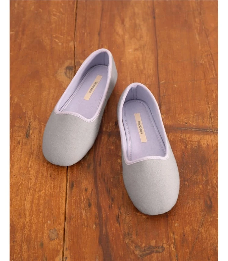 Ballerines Confort En Feutre - Femme - Peau De Mouton 3 Ballerines Confort En Feutre - Femme - Peau De Mouton