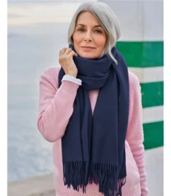 Écharpe à Franges - Femme - Pure Laine