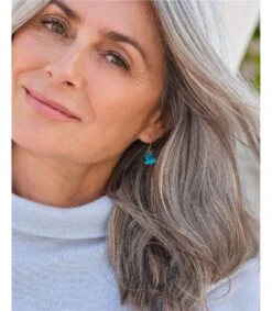 Boucles D'oreilles En Pierres Semi-précieuses - Femme - Métal