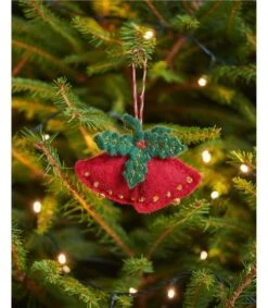 Déco De Noël Motif Cloches Festives - Maison - Pure Laine