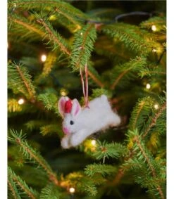 Déco De Noël Motif Mr Lapin - Maison - Pure Laine