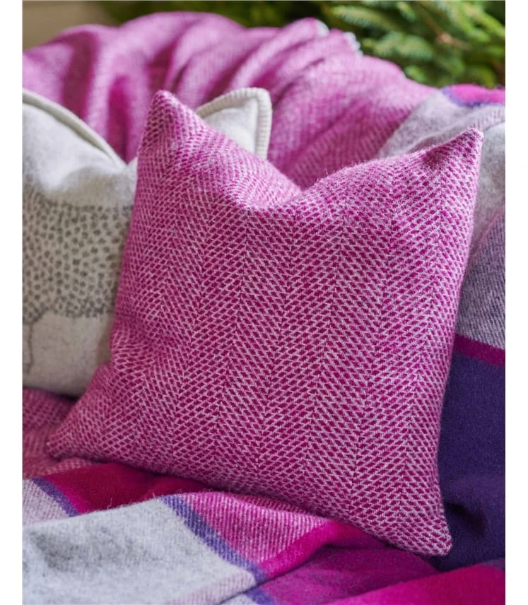 Housse De Coussin Motif Ruche D'abeille - Maison - Pure Laine 3 Housse De Coussin Motif Ruche D'abeille - Maison - Pure Laine