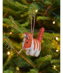 Déco De Noël Motif Chat - Maison - Pure Laine