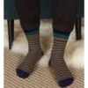 Chaussettes Rayées - Homme - Bambou Mélangé