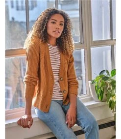 Estha Organic Cotton Fluffy Cardigan