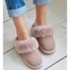 Mules Bordées De Laine - Femme - Peau De Mouton -Woolovers 86703 p77l duskypink w 7