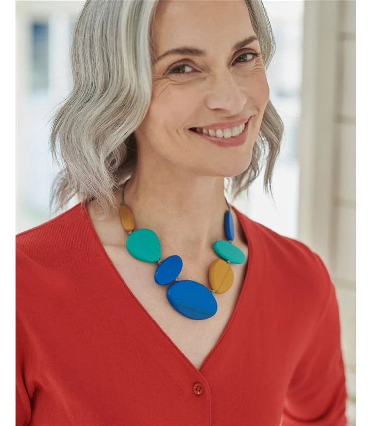 Collier Irrégulier - Femme - Bois 4 Collier Irrégulier - Femme - Bois – Image 2