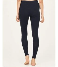 Organic Cotton Thick Leggings -Woolovers 90bc2 316935 tj36 navy w 7
