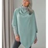 Poncho Luxueux - Femme - Pur Cachemire -Woolovers 96563 q45l laurelmist w 51