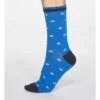 Mens Carlos Sea Creatures Socks -Woolovers 97128 227750 ta170 brightblue w 6