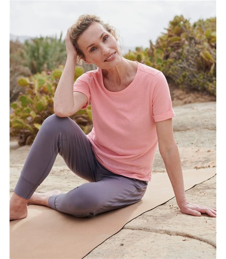 Easy Linen Blend Tee 3 Easy Linen Blend Tee