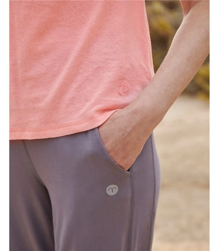 Easy Linen Blend Tee 4 Easy Linen Blend Tee – Image 2