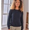 Florna Organic Cotton Fluffy Jumper