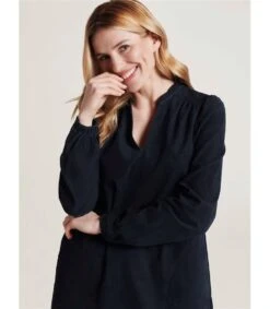 Milou Organic Cotton Corduroy Dress -Woolovers ae4e6 wwd7613 milou organic cotton corduroy dress in navy 9