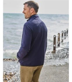 Polaire En Jersey Hommes - Homme - Pur Coton -Woolovers bcded 94065 j79m navy m 67