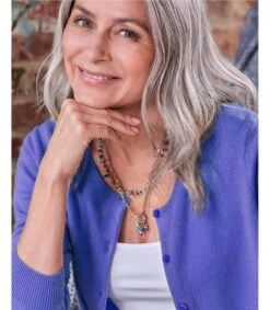 Collier Multi-rangs Semi-précieux - Femme