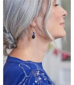 Boucles D'oreilles Semi-précieuses