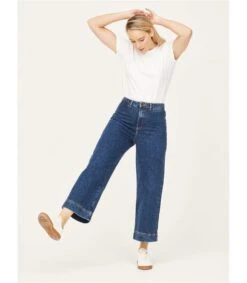The GOTS Organic Cotton Thought Denim Culotte