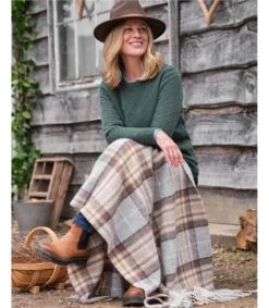 Couverture écossaise En Tartan - Pure Laine