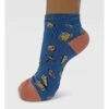 Dixie Ice Cream Chaussettes à La Cheville En Bambou Pour Femmes -Woolovers cfba1 225050 ta127 seablue w 5