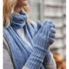 Gant De Câble Mérinos En Cachemire -Woolovers d896e 113748 p833l denimblue w 5