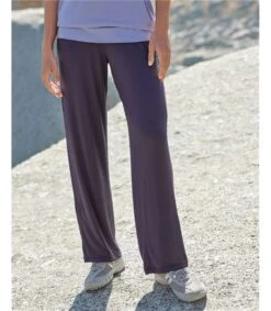 Pantalon à Pinces Fluide Jambe Large