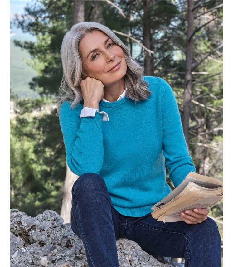 Pull à Col Rond – Femme – Laine D’agneau Certifiée 100% RWS 3 Pull à Col Rond – Femme – Laine D’agneau Certifiée 100% RWS