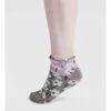 Elora Floral Chaussettes à Chevilles En Bambou à Franges Florales