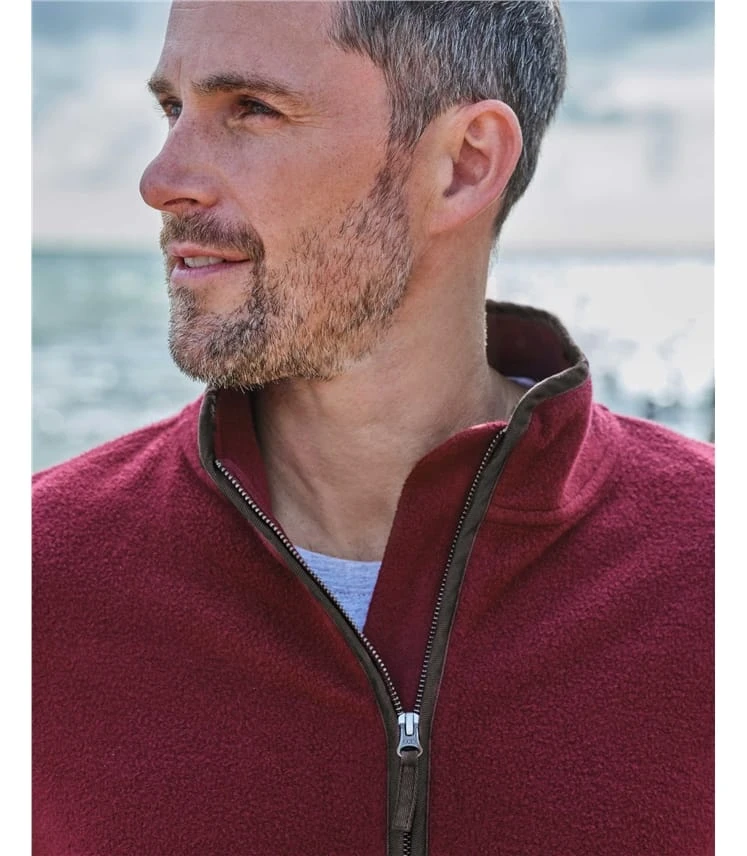 Polaire à Col Zippé - Homme - Pur Coton 4 Polaire à Col Zippé - Homme - Pur Coton – Image 2