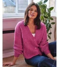 Elliana Mercerised Wool Cardigan