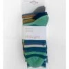 Lucia Bamboo Stripe 3 Sock Pack