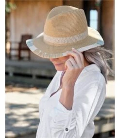 Panama à Bord Large Pour Femmes