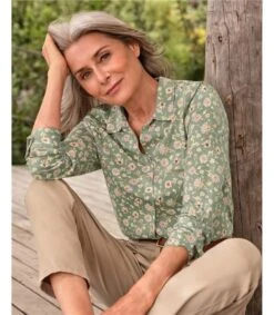 Chemise En Coton Bio - Femme - Jersey